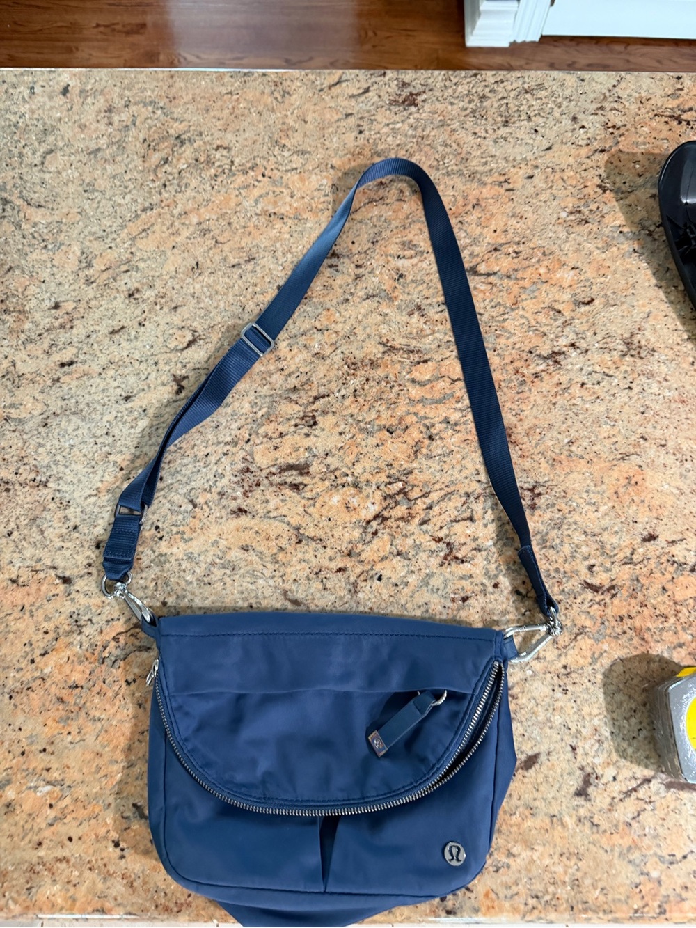 lululemon athletica Navy Blue Crossbody Shoulder Bag